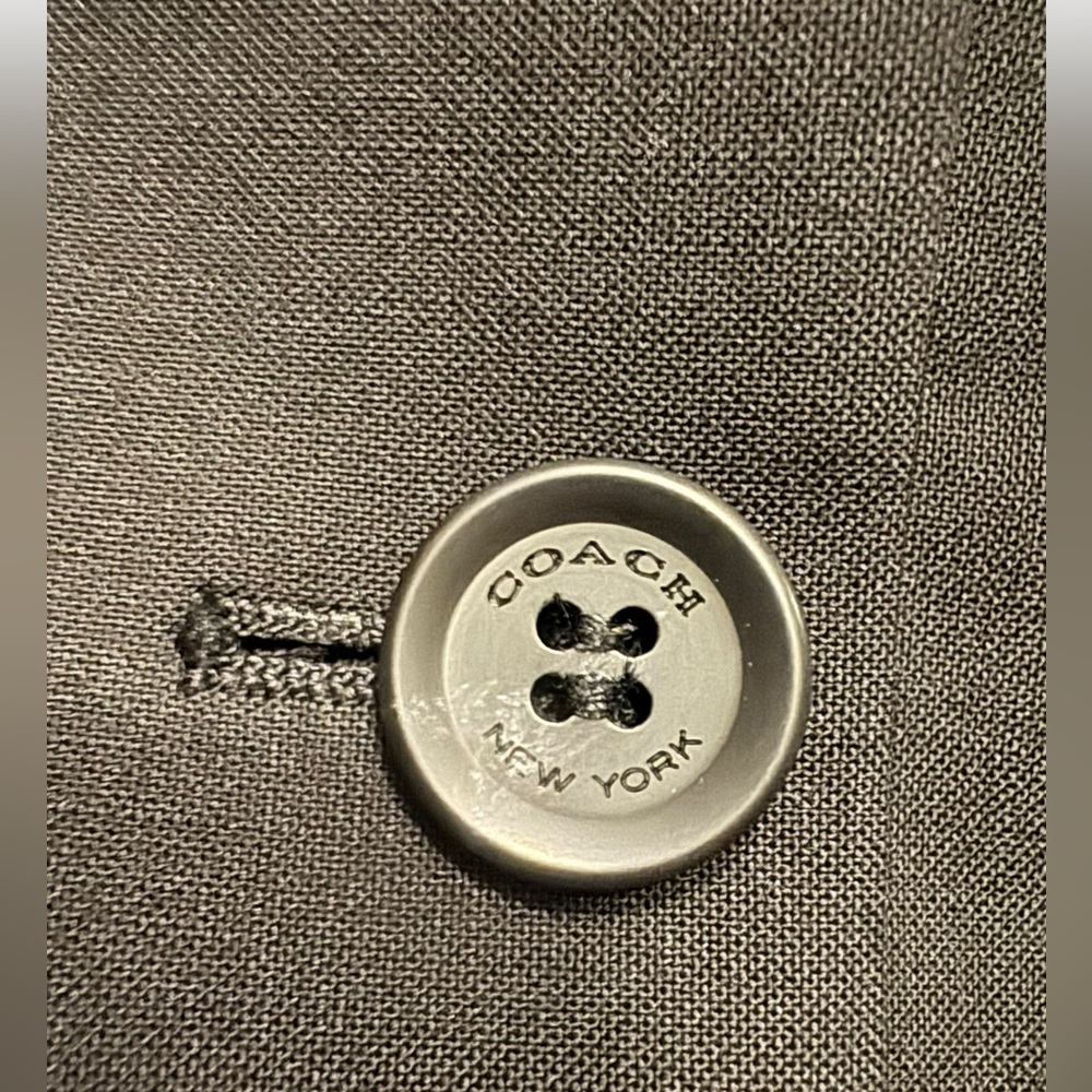 Coach Black Wool Blazer - Picture 4 of 7